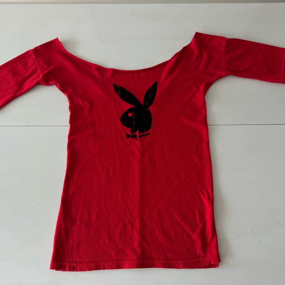 PLAYBOY Bunny , off the shoulder top